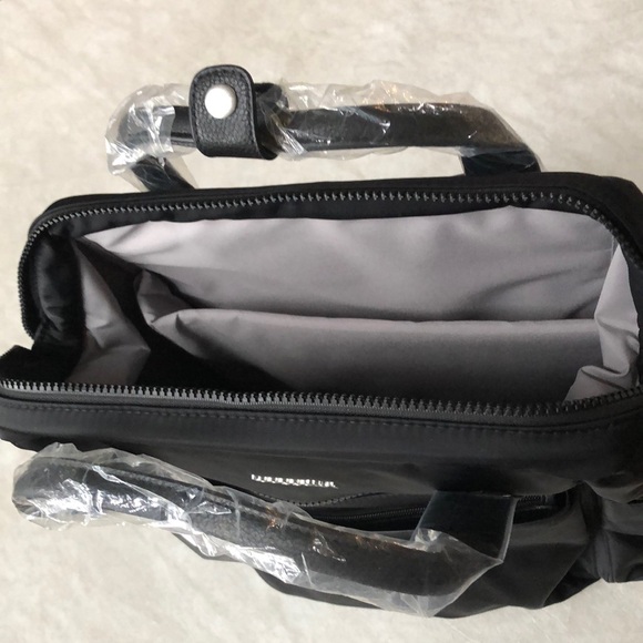 Baggallini Soho Backpack Travel Laptop Water-Resistant Work Bag - Black